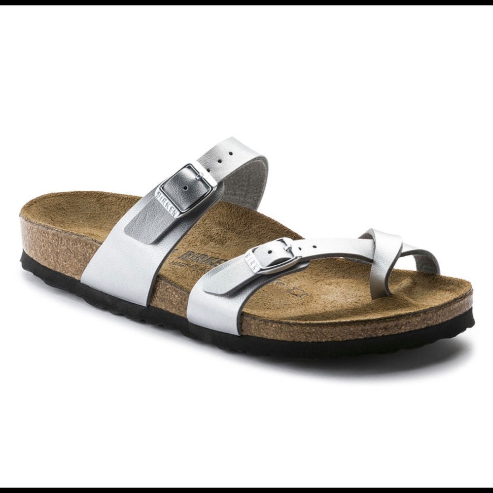 Birkenstock Mayari Sandals (silver, size 36)